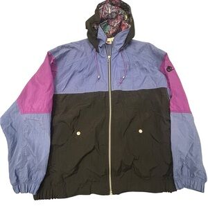Nike Vintage Colorblock‎ 90s Windbreaker Nylon Track Jacket M